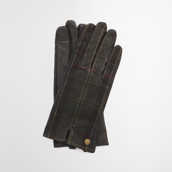 Barbour Scarlet Tartan Gloves