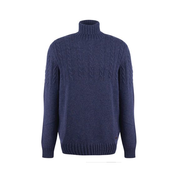 Barbour Duffle Knitted Jumper — Dark Denim