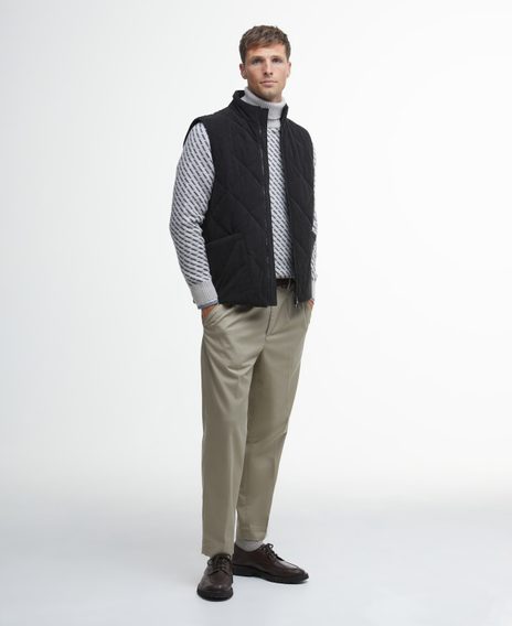 Barbour Cord Liddesdale Gilet — Classic Black