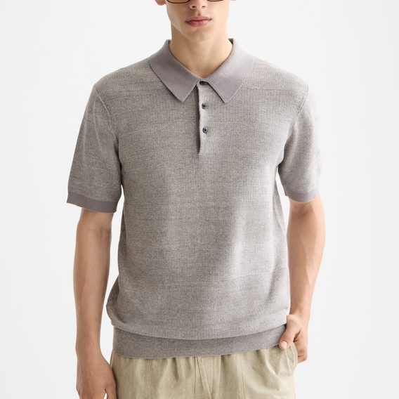 Scotch & Soda — Polo Grey Melange