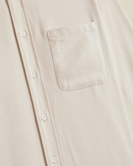 Portuguese Flannel Teca — Ecru