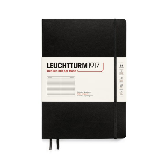 Bazar: LEUCHTTURM1917 Ruled Composition Hardcover Notebook