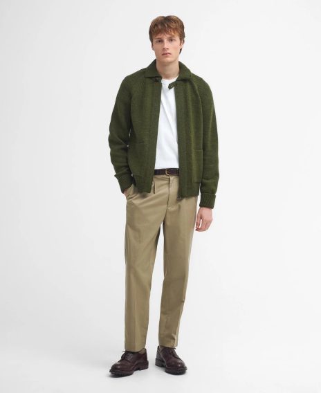 Barbour x TO KI TO Paxman Zip-Up Jumper