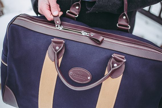 Víkendová taška Flight Holdall John Chapman - Navy