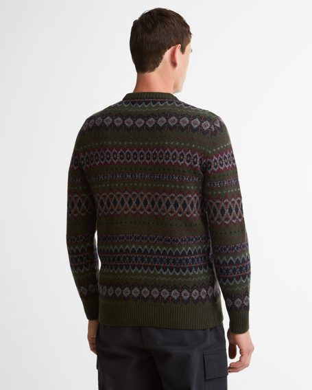 Barbour Case Fair Isle Jumper — Shadow