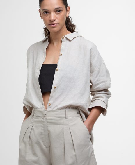 Barbour Luna Shorts — Light Sand