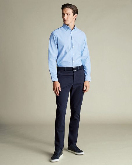 Charles Tyrwhitt Ultimate Non-Iron Chinos — French Navy