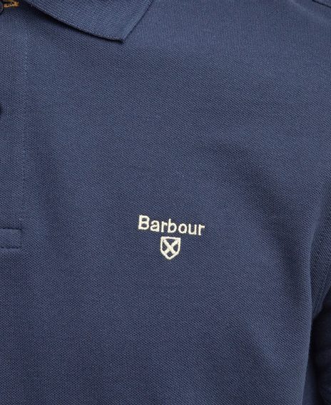 Barbour Lightweight Sports Polo Shirt — Navy