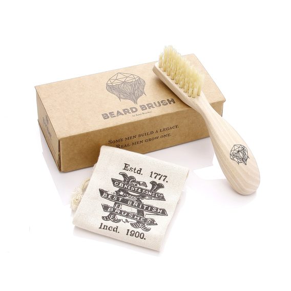 Kent BRD2 — Right Handed Beard Brush