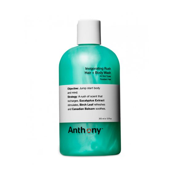 Anthony Invigorating Rush Hair + Body Wash (355 ml)