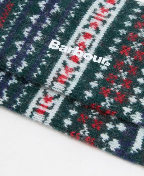 Barbour Boyd Socks — Evergreen
