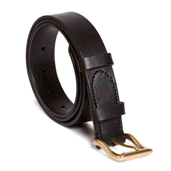 Кожен колан Mismo - черен