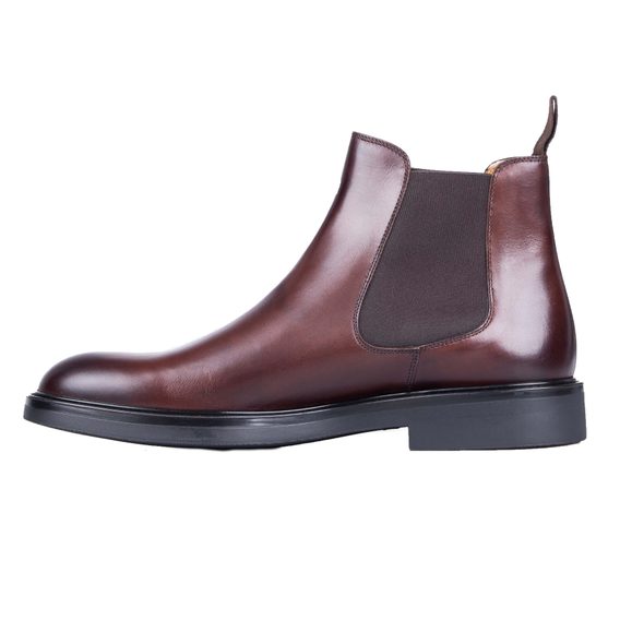 Боти John & Paul - тъмнокафяв цвят