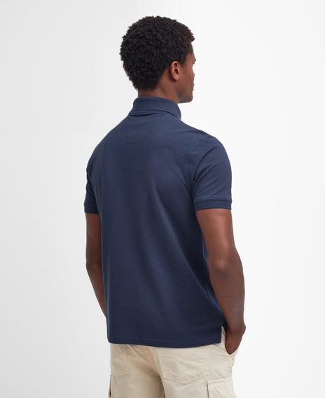 Barbour Lightweight Sports Polo Shirt — Navy