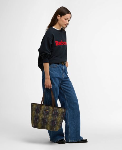 Barbour Wetherham Quilted Tartan Bag