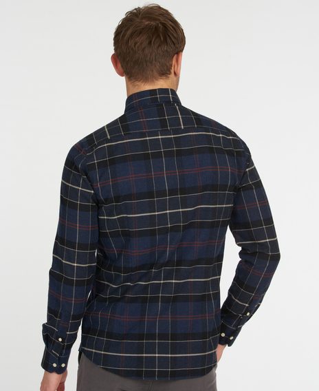Barbour Lutsleigh Shirt — Navy Marl