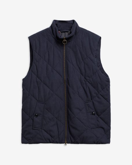 Barbour Corden Quilted Gilet — Navy