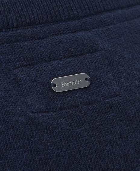 Barbour Pendle Knitted Jumper — Navy