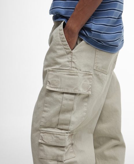 Barbour Deepdale Relaxed Cargo Trousers — Vintage Khaki