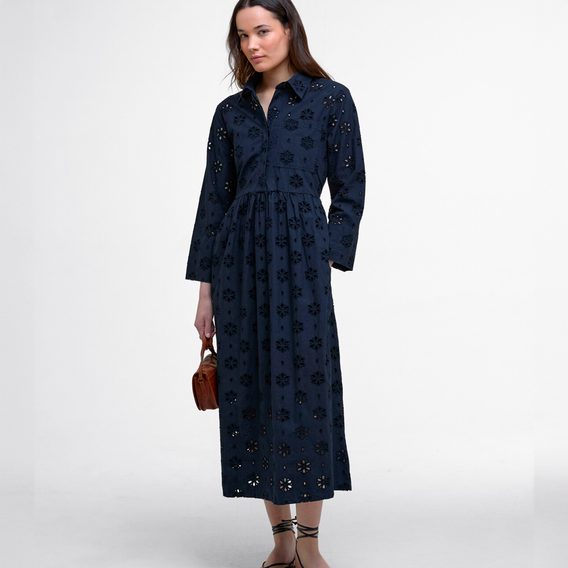 Barbour Melissa Broderie Anglaise Midi Dress