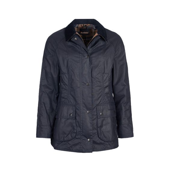 Barbour Beadnell Wax Jacket — Navy