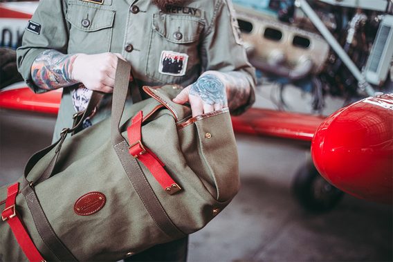 Víkendová taška Sten Drop Holdall John Chapman - Olive