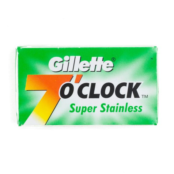 Klasické žiletky na holení - Gillette 7 O'Clock Super Stainless (5 ks)