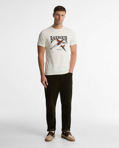 Barbour Pheasant Graphic Tailored T-Shirt — White