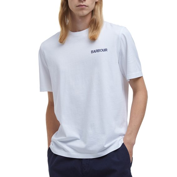 Barbour Perham Graphic T-Shirt — White