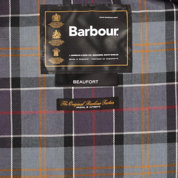 Voskovaná bunda Barbour Beaufort - černá