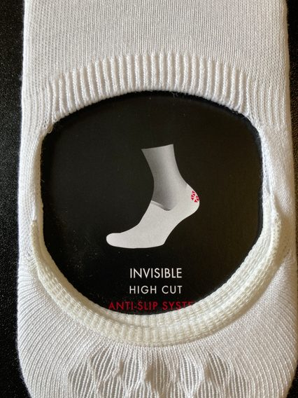 Bazar: Falke Step High Cut Invisible Socks — White (39-42)
