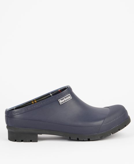 Barbour Quinn Clogs — Navy