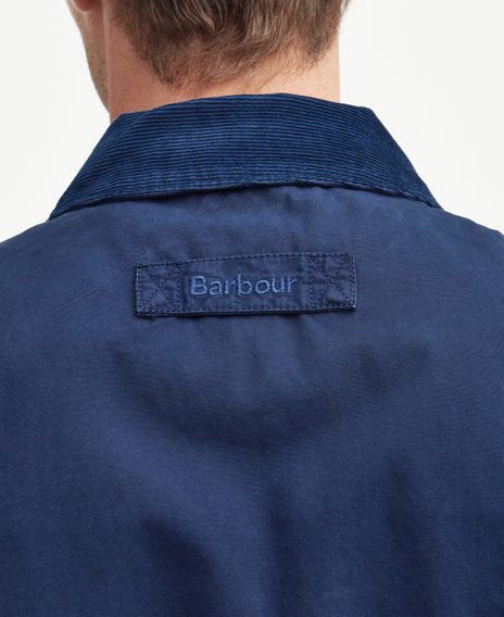 Barbour Cotton Salter Overshirt — Classic Navy