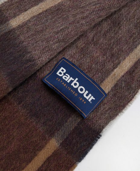 Barbour Inverness Tartan Scarf — Midnight Oak Tartan