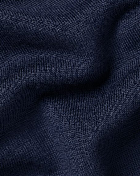 Charles Tyrwhitt Pure Merino V-Neck Jumper — Navy