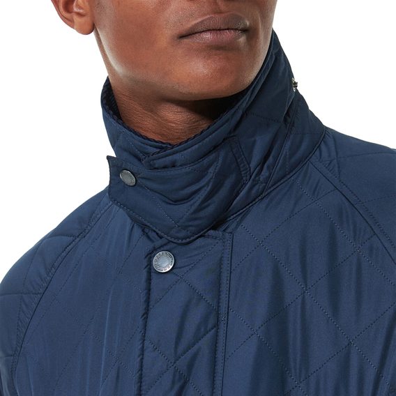 Barbour Ashby Polarquilt Jacket — Classic Navy