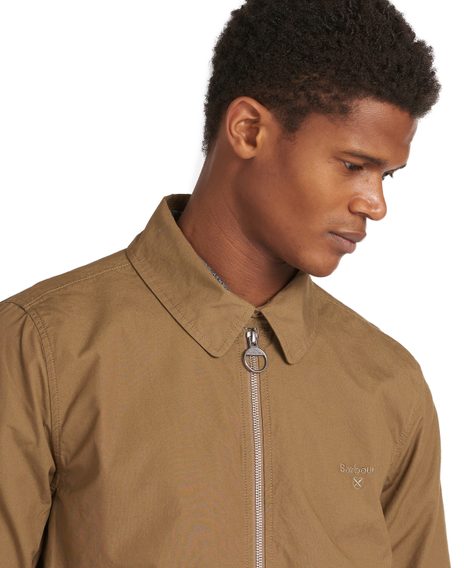 Lehká bavlněná bunda Barbour Essential Casual - písková
