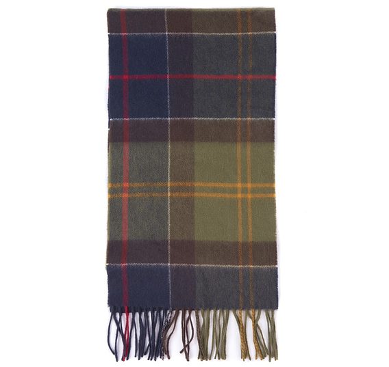 Tartanová kašmírová šála Barbour - Classic Tartan