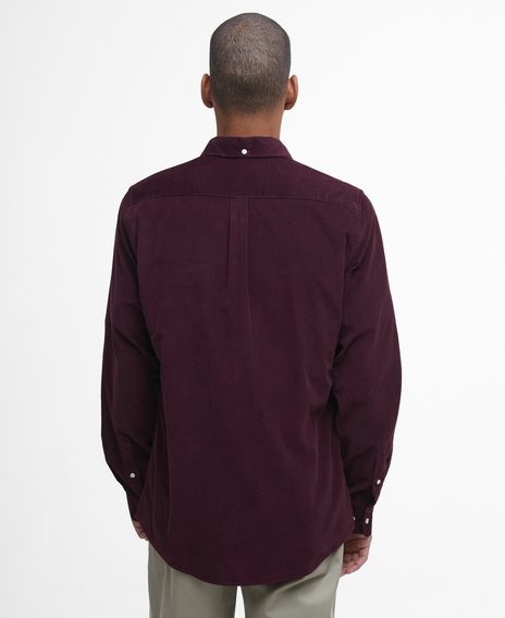 Barbour Ramsey Tailored Shirt — Bordeaux