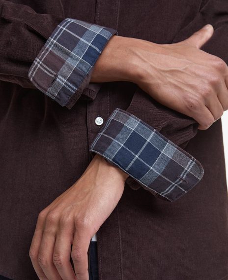 Barbour Ramsey Tailored Shirt — Dark oak