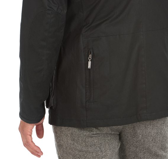 Voskovaná bunda Barbour Gold Standard Supa-Commander - černá