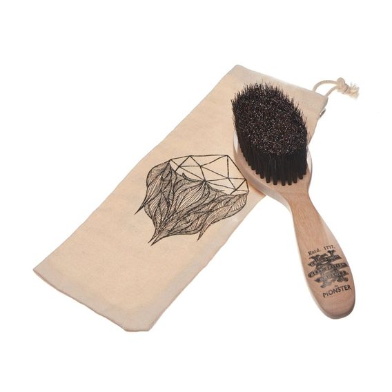 Velký kartáč na plnovous Kent Monster Beard Brush