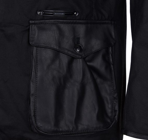 Voskovaná bunda Barbour Gold Standard Supa-Commander - černá