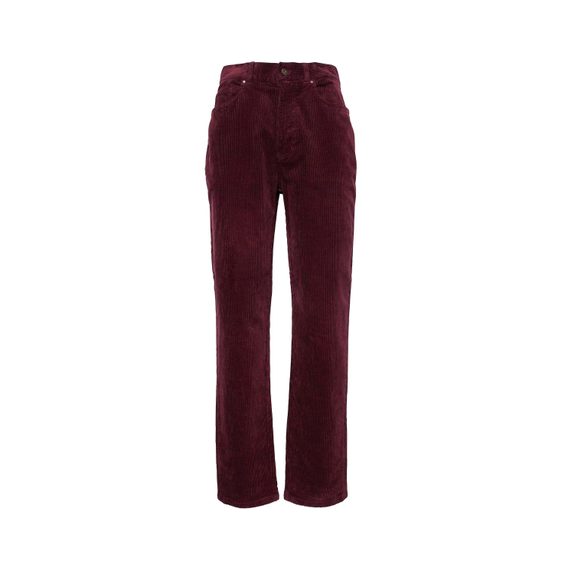 Barbour Stretch Cord Regular Trousers — Dark Merlot