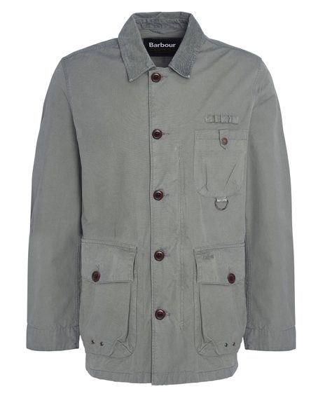 Barbour Cotton Salter Overshirt — Agave