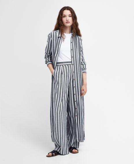 Barbour Annalise Striped Shirt Dress