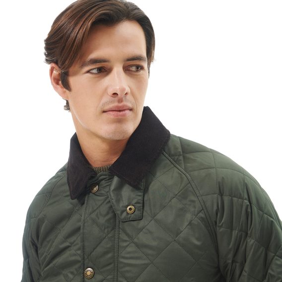 Barbour Ashby Polarquilt Jacket — Sage