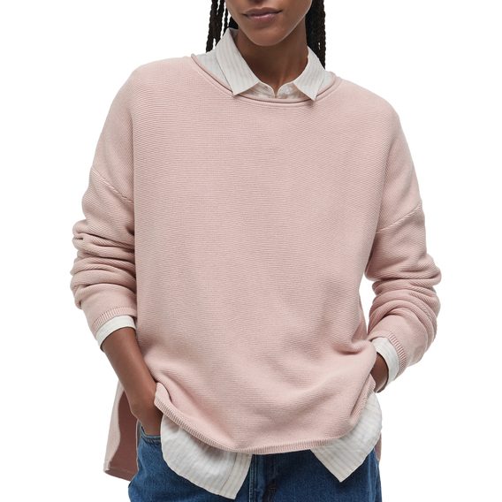 Barbour Marine Knitted Jumper — Primrose Pink