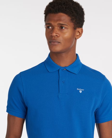 Barbour Sports Polo Shirt — Monaco Blue