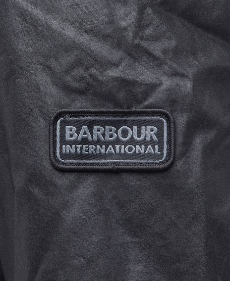 Barbour International Duke Wax Jacket — Black